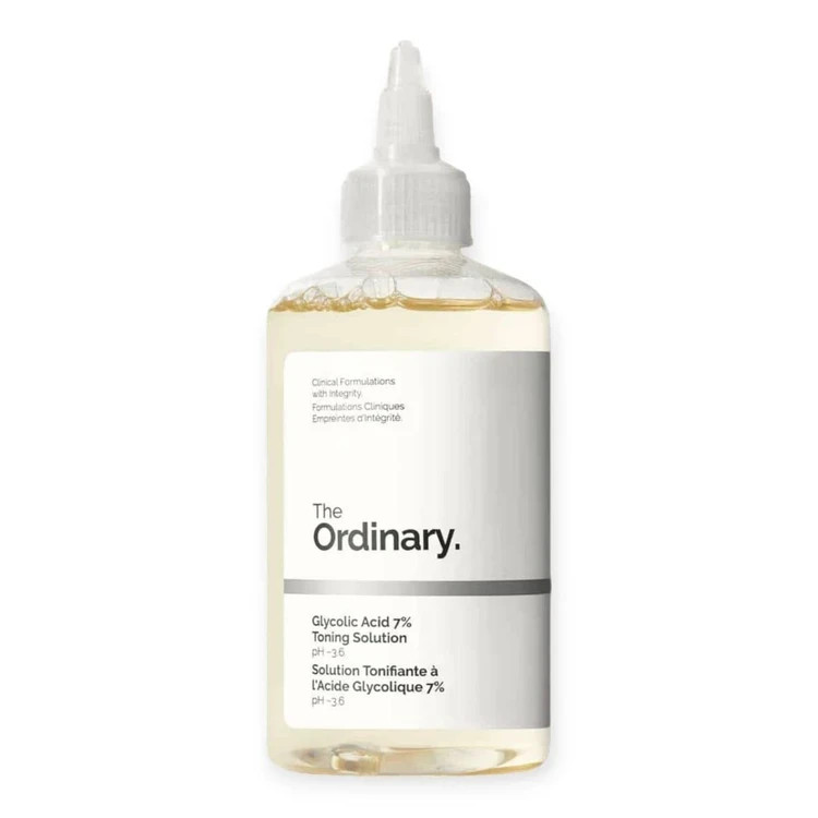 تونر گلیکولیک اسید 7% اوردینریordinary لایه بردار و شفاف حجم 240 میل