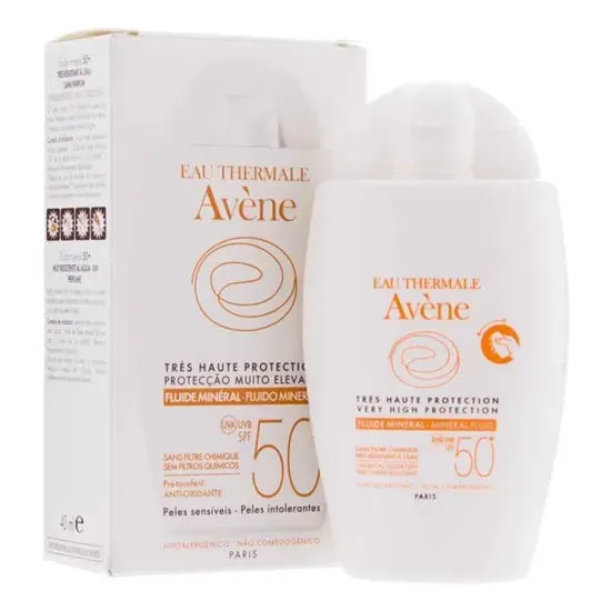 فلوئیدضدآفتاب‌مینرال‌محافظ‌بسیار‌بالا‌اونAvèneمدلVery High Protection SPF50+حجم۴۰میل‌مناسب‌پوست‌حساس