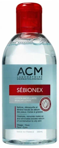 محلول میسلار ضد جوش سبیونکس ای سی ام (ACM Sebionex Micellar Lotion) حجم 250 میل محلول میسلار ضد جوش سبیونکس ای سی ام (ACM Sebionex Micellar Lotion) حجم 250 میل